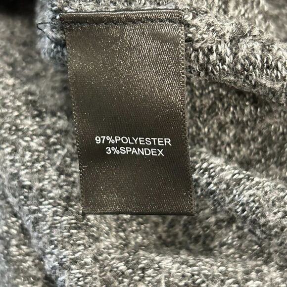 Tahari Women's Size S (Oversized) Cowl Neck Sweater, Grey, Long Sleeve #N1431 - Picture 5 of 6